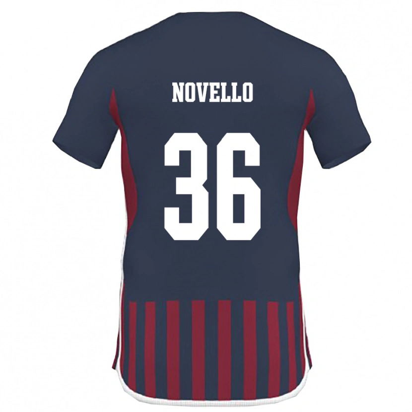 Danxen Herren Jahce Novello #36 Marineblau Rot Heimtrikot Trikot 2025/26 T-Shirt Schweiz