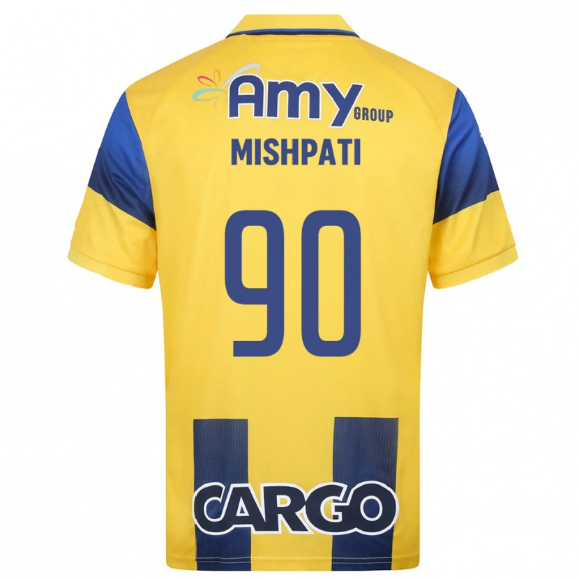 Danxen Herren Roi Mishpati #90 Gelb Marineblau Heimtrikot Trikot 2025/26 T-Shirt Schweiz
