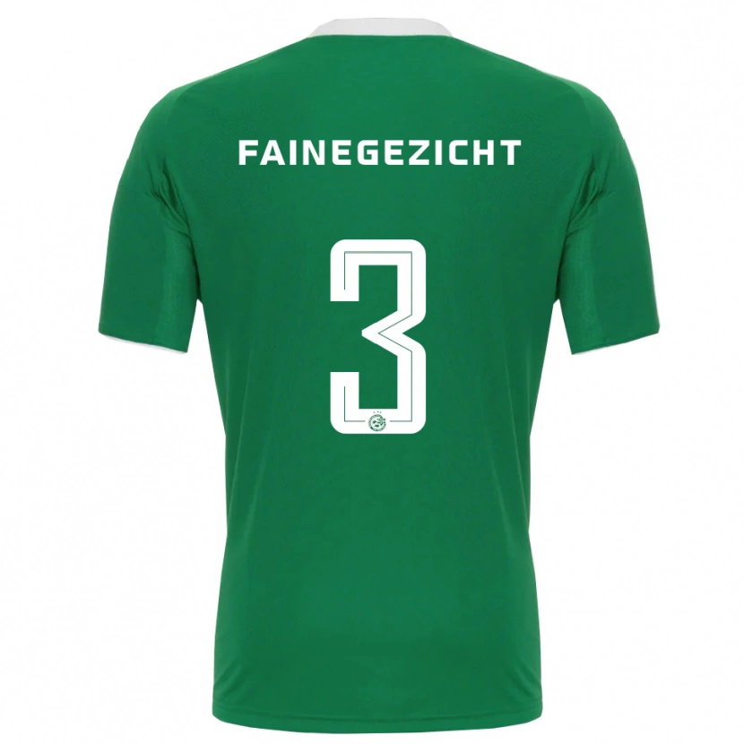 Danxen Herren Yinon Fainegezicht #3 Grün Weiß Heimtrikot Trikot 2025/26 T-Shirt Schweiz