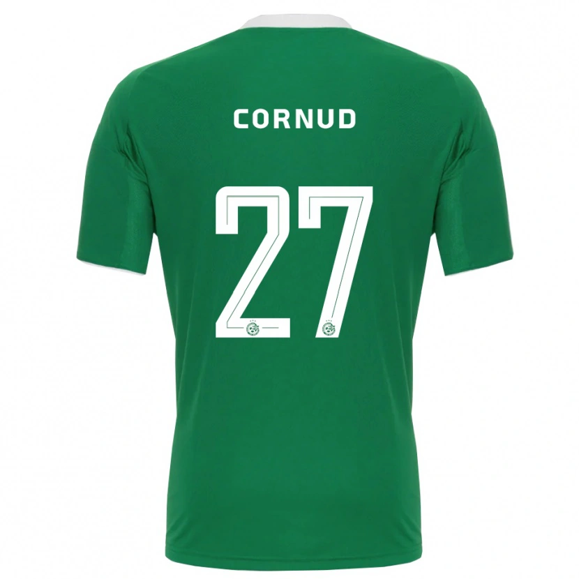Danxen Herren Pierre Cornud #27 Grün Weiß Heimtrikot Trikot 2025/26 T-Shirt Schweiz