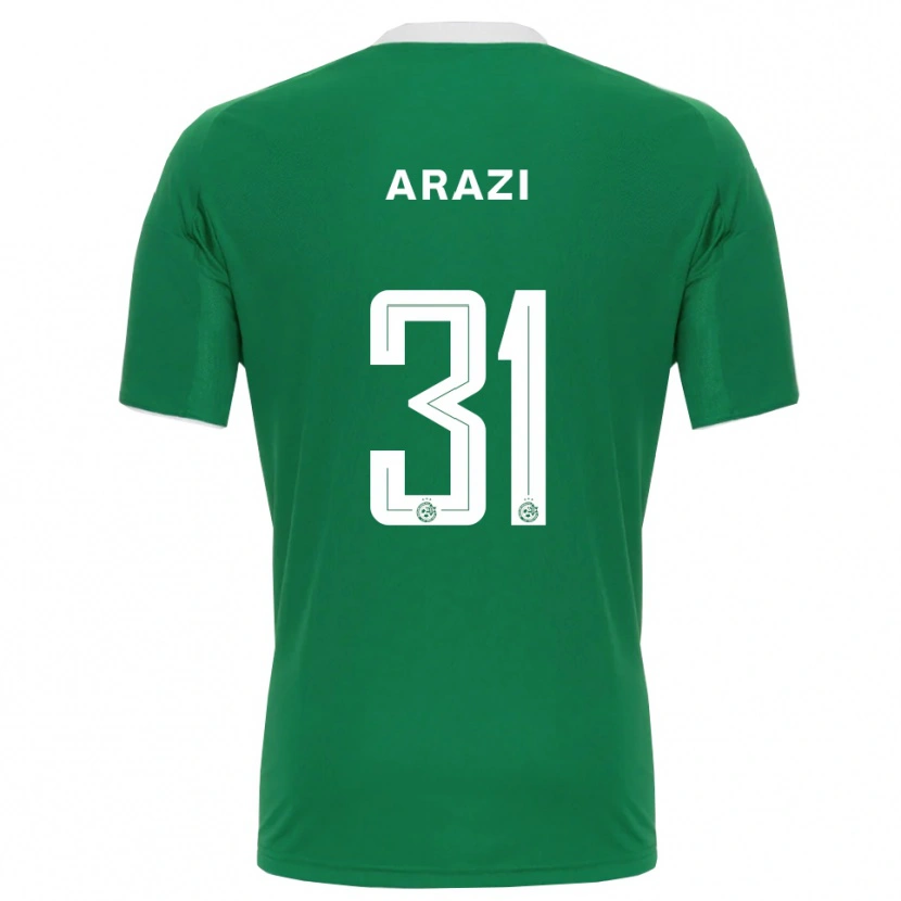 Danxen Herren Amit Arazi #31 Grün Weiß Heimtrikot Trikot 2025/26 T-Shirt Schweiz