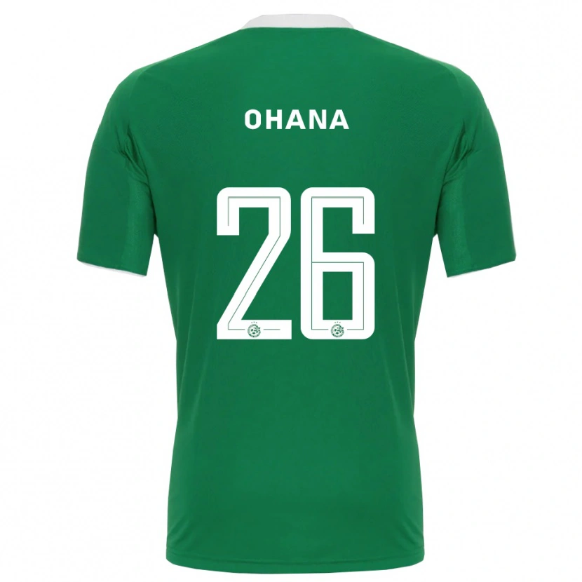 Danxen Herren Michael Ohana #26 Grün Weiß Heimtrikot Trikot 2025/26 T-Shirt Schweiz