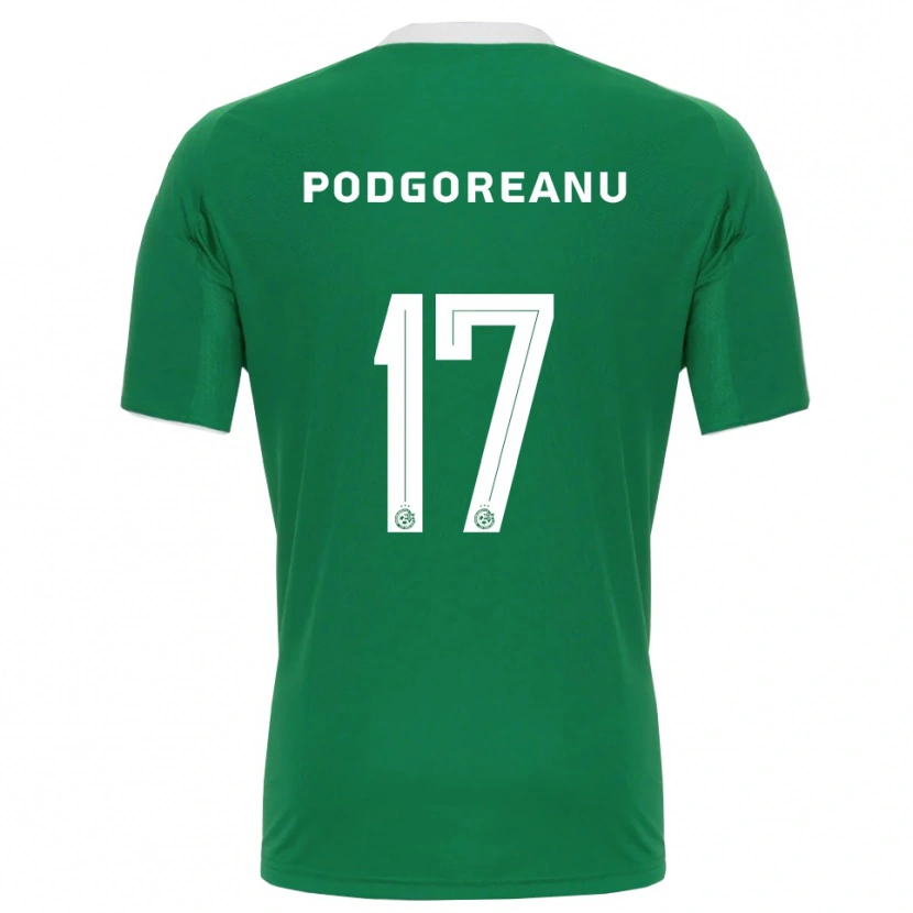 Danxen Herren Suf Podgoreanu #17 Grün Weiß Heimtrikot Trikot 2025/26 T-Shirt Schweiz