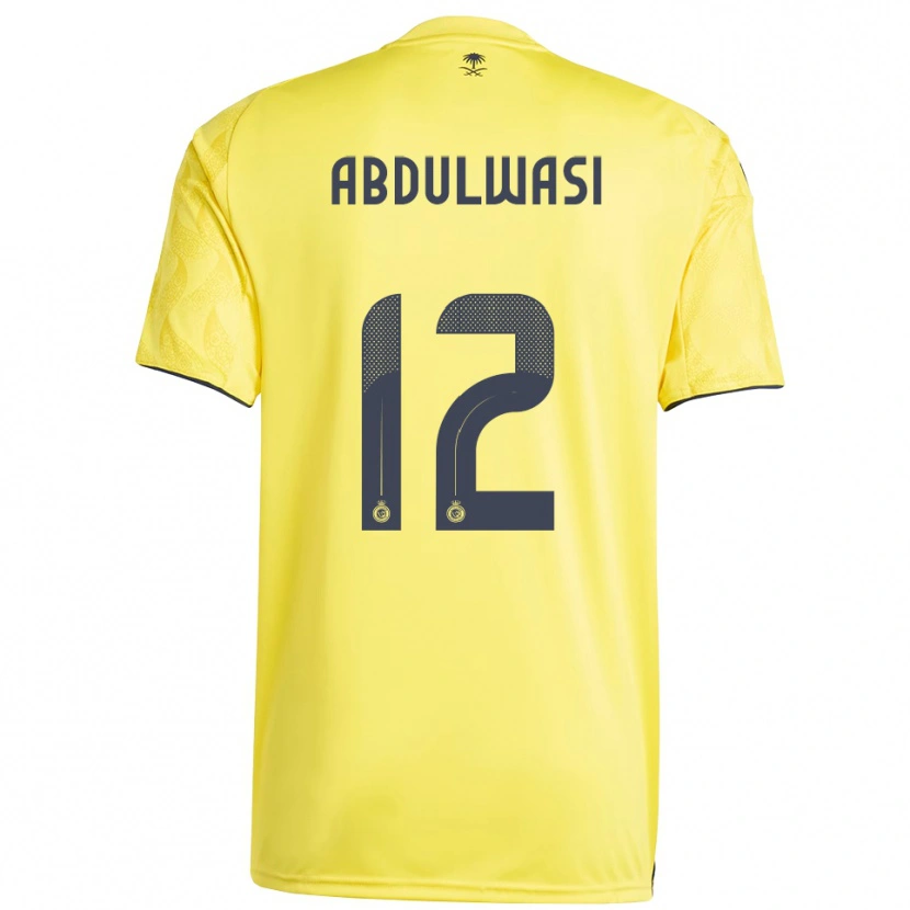 Danxen Herren Dalal Abdulwasi #12 Gelb Schwarz Heimtrikot Trikot 2025/26 T-Shirt Schweiz