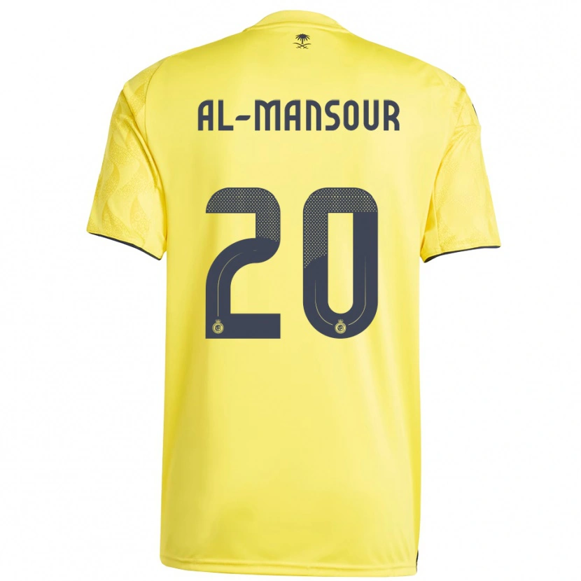Danxen Herren Hamad Al-Mansour #20 Gelb Schwarz Heimtrikot Trikot 2025/26 T-Shirt Schweiz