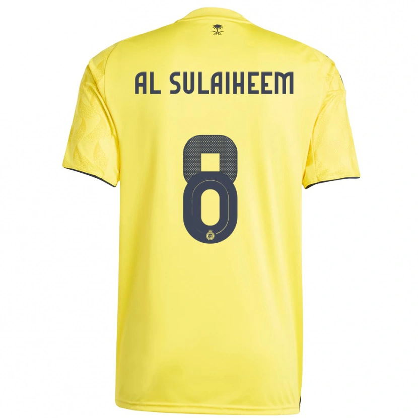 Danxen Herren Abdulmajeed Al-Sulayhim #8 Gelb Schwarz Heimtrikot Trikot 2025/26 T-Shirt Schweiz