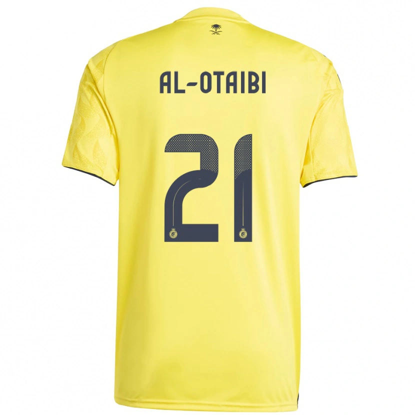 Danxen Herren Abdulrahman Al-Otaibi #21 Gelb Schwarz Heimtrikot Trikot 2025/26 T-Shirt Schweiz