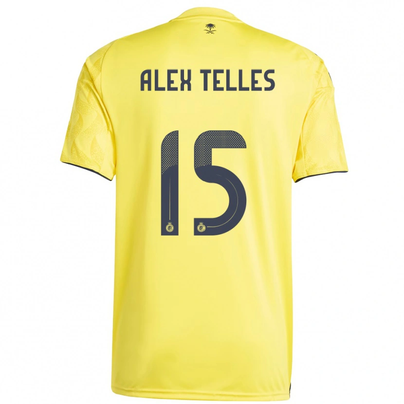 Danxen Herren Alex Telles #15 Gelb Schwarz Heimtrikot Trikot 2025/26 T-Shirt Schweiz