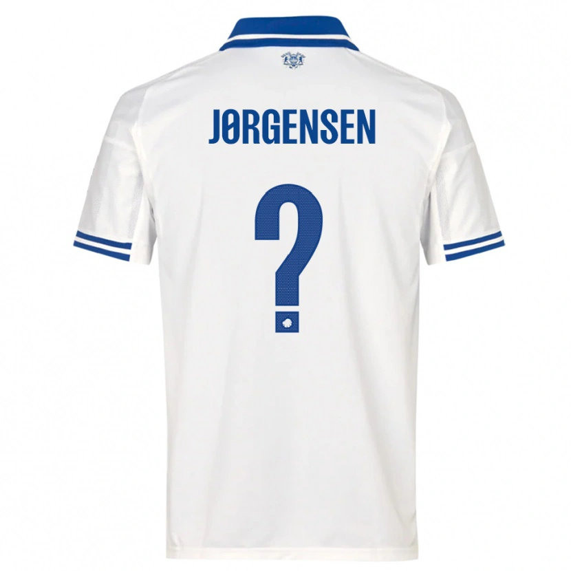 Danxen Herren Mads Jørgensen #0 Weiß Blau Heimtrikot Trikot 2025/26 T-Shirt Schweiz