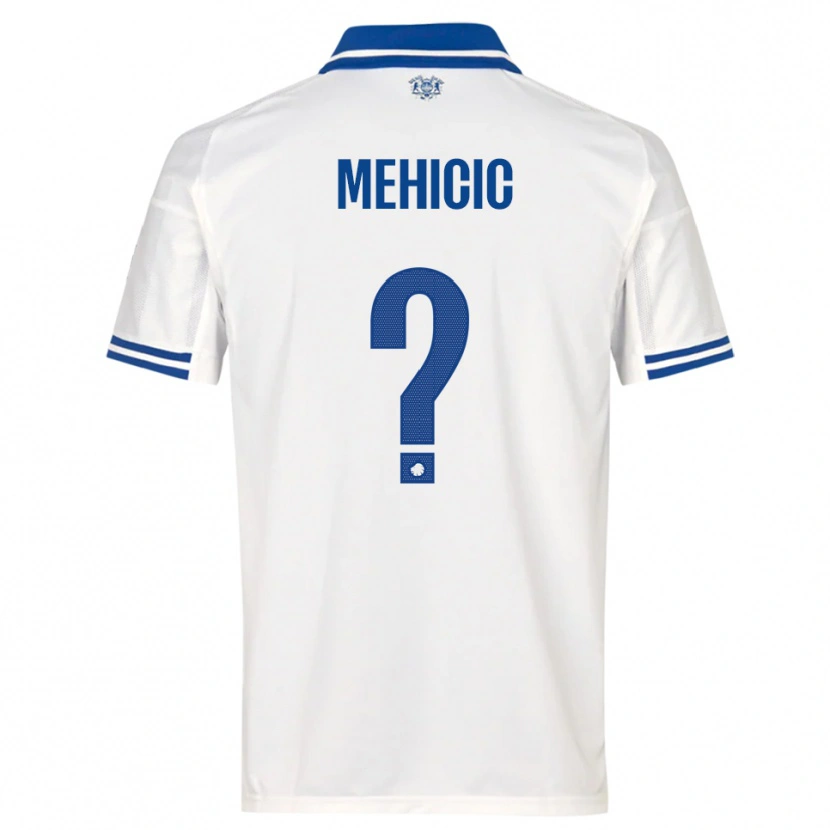Danxen Herren Elvin Mehicic #0 Weiß Blau Heimtrikot Trikot 2025/26 T-Shirt Schweiz