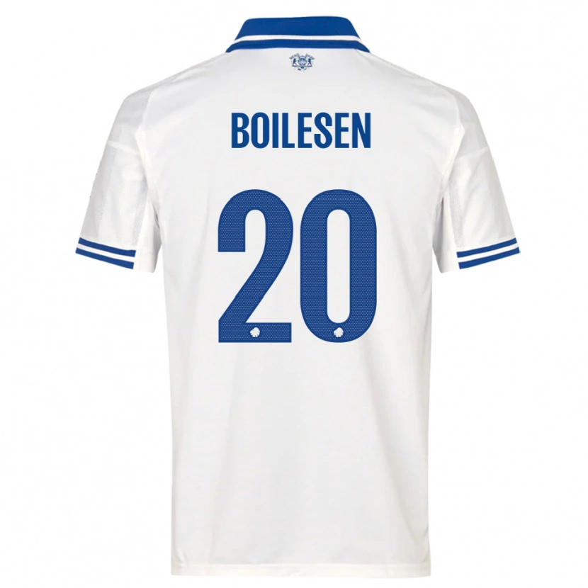 Danxen Herren Nicolai Boilesen #20 Weiß Blau Heimtrikot Trikot 2025/26 T-Shirt Schweiz