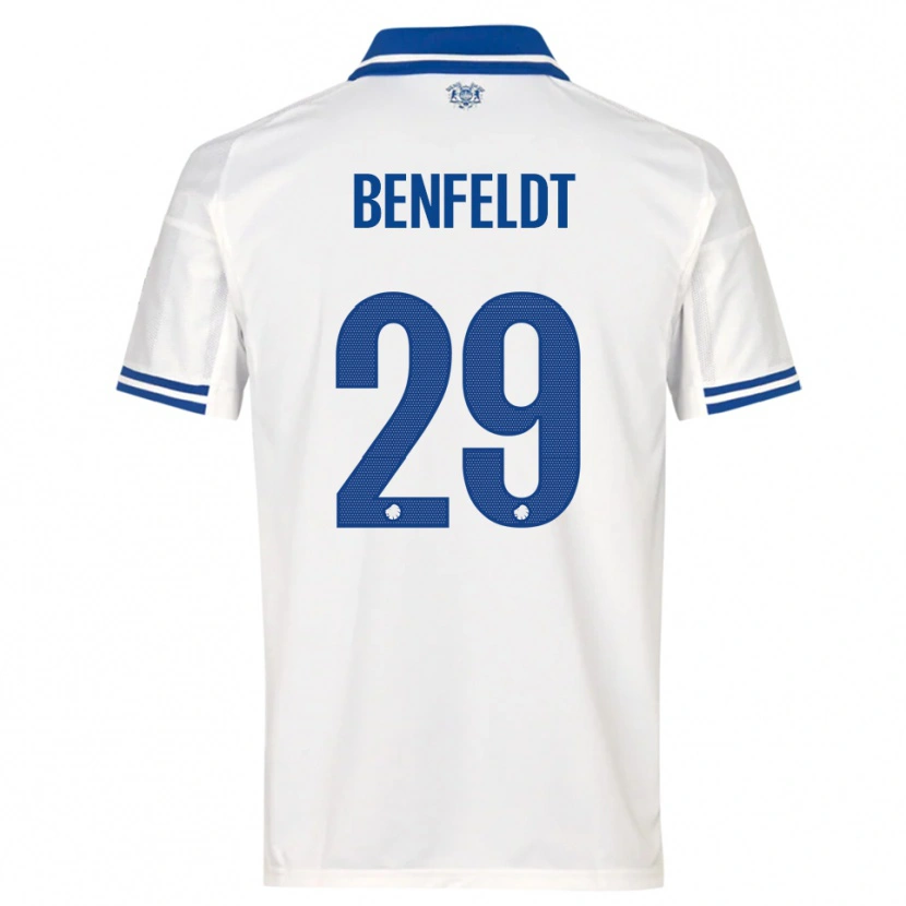 Danxen Herren Frederikke Benfeldt #29 Weiß Blau Heimtrikot Trikot 2025/26 T-Shirt Schweiz