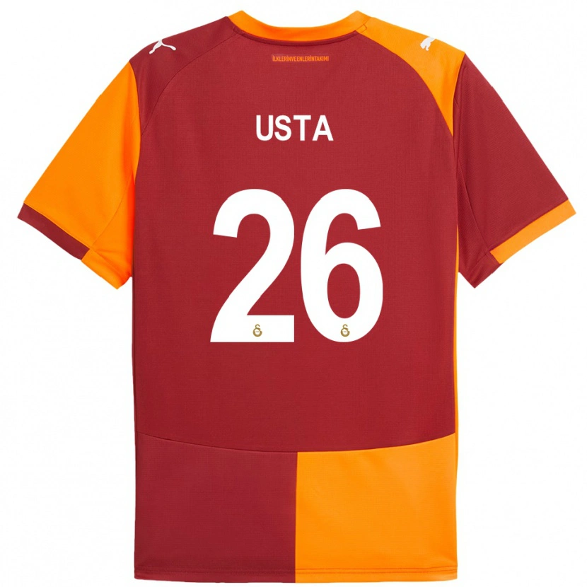 Danxen Herren Alanur Usta #26 Rot Orange Heimtrikot Trikot 2025/26 T-Shirt Schweiz