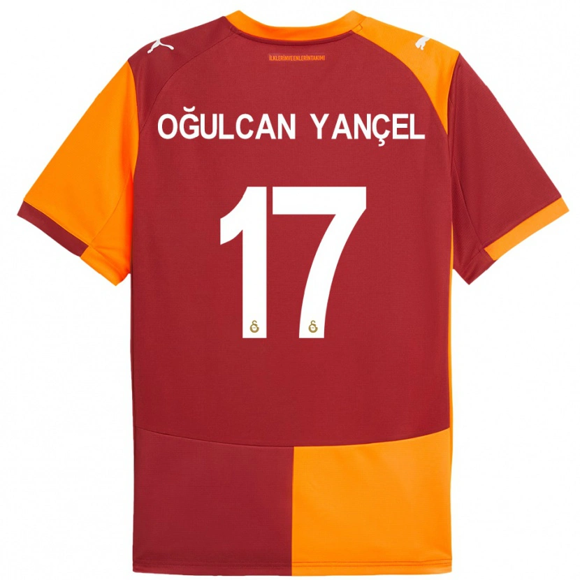 Danxen Herren Necati Oğulcan Yançel #17 Rot Orange Heimtrikot Trikot 2025/26 T-Shirt Schweiz