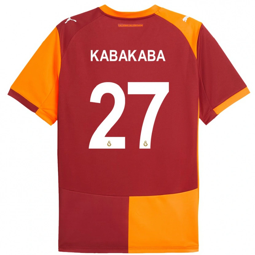 Danxen Herren Naomie Kabakaba #27 Rot Orange Heimtrikot Trikot 2025/26 T-Shirt Schweiz