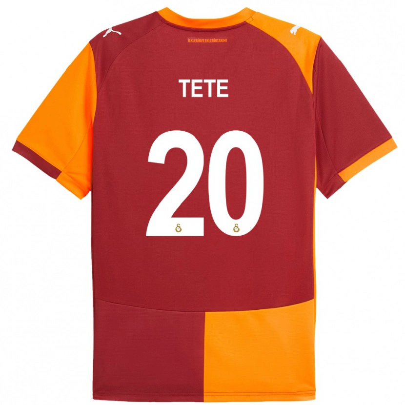 Danxen Herren Tete #20 Rot Orange Heimtrikot Trikot 2025/26 T-Shirt Schweiz