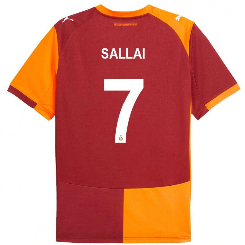 Danxen Herren Roland Sallai #7 Rot Orange Heimtrikot Trikot 2025/26 T-Shirt Schweiz
