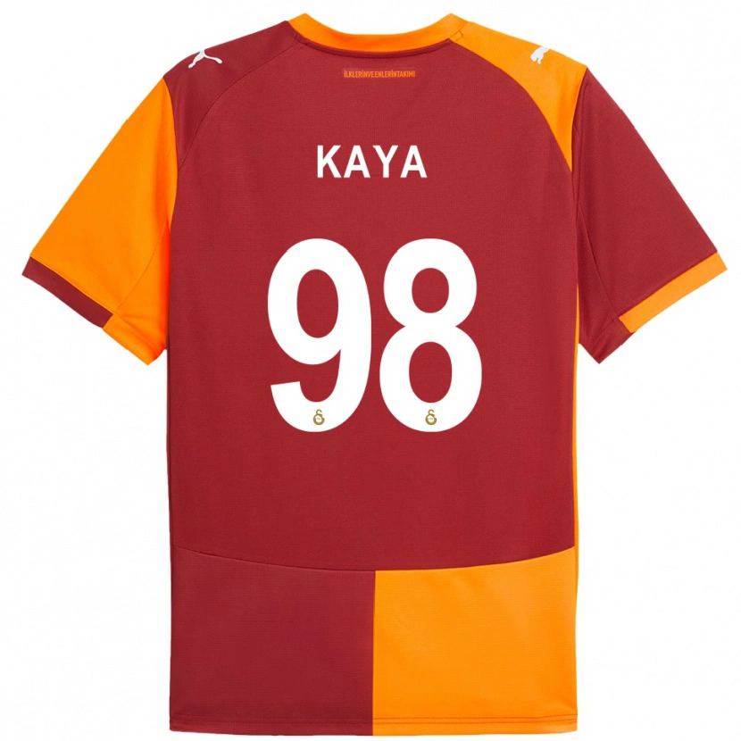 Danxen Herren Eren Kaya #98 Rot Orange Heimtrikot Trikot 2025/26 T-Shirt Schweiz