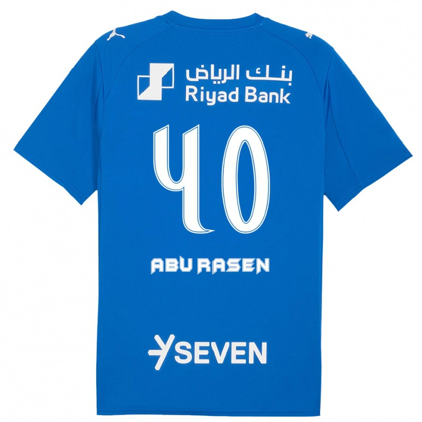 Danxen Herren Ahmad Abu Rasen #40 Blau Weiß Heimtrikot Trikot 2025/26 T-Shirt Schweiz
