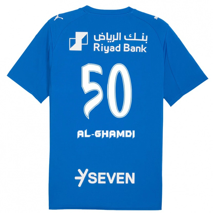 Danxen Herren Abdulelah Al-Ghamdi #50 Blau Weiß Heimtrikot Trikot 2025/26 T-Shirt Schweiz