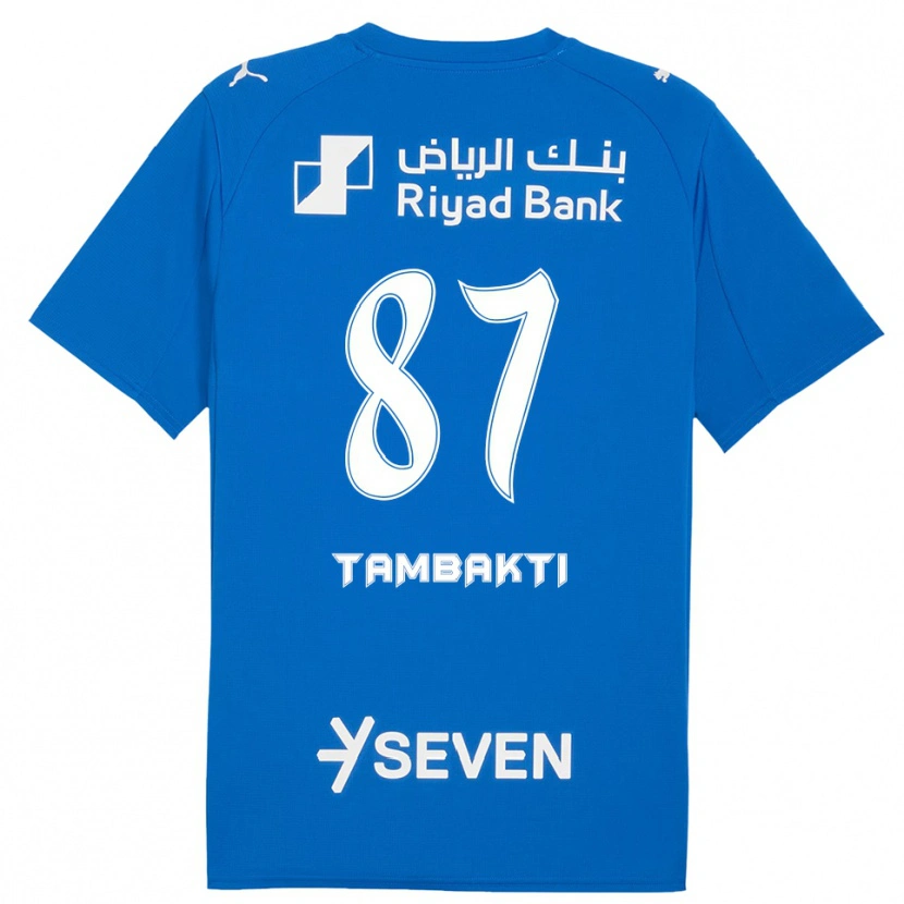 Danxen Herren Hassan Tambakti #87 Blau Weiß Heimtrikot Trikot 2025/26 T-Shirt Schweiz