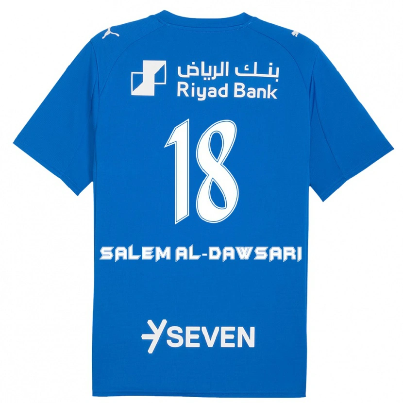 Danxen Herren Nawaf Salem Al-Dawsari #18 Blau Weiß Heimtrikot Trikot 2025/26 T-Shirt Schweiz