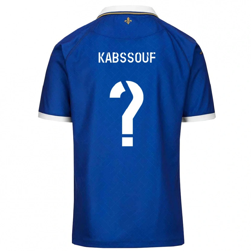 Danxen Herren Salim Kabssouf #0 Blau Gold Heimtrikot Trikot 2025/26 T-Shirt Schweiz