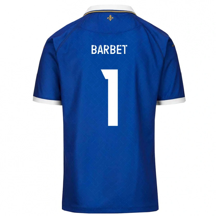 Danxen Herren Hugo Barbet #1 Blau Gold Heimtrikot Trikot 2025/26 T-Shirt Schweiz