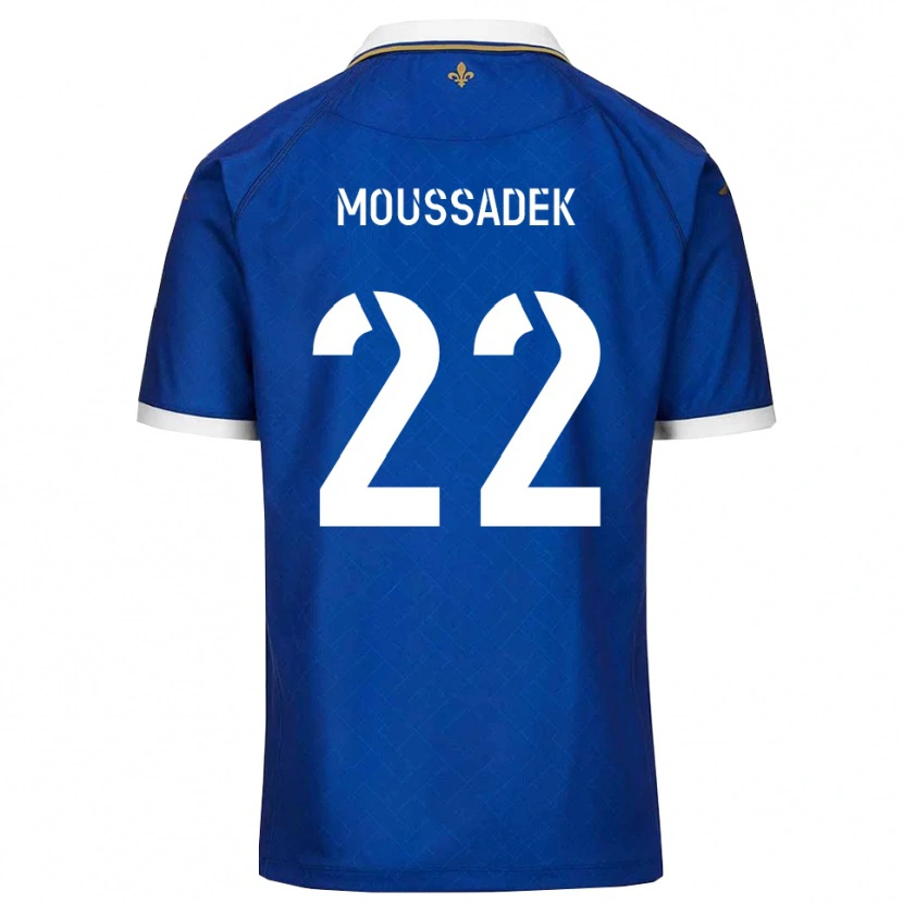 Danxen Herren Djamal Moussadek #22 Blau Gold Heimtrikot Trikot 2025/26 T-Shirt Schweiz
