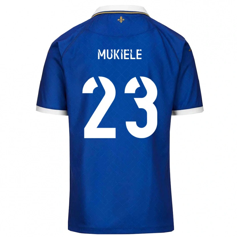 Danxen Herren Norvin Mukiele #23 Blau Gold Heimtrikot Trikot 2025/26 T-Shirt Schweiz