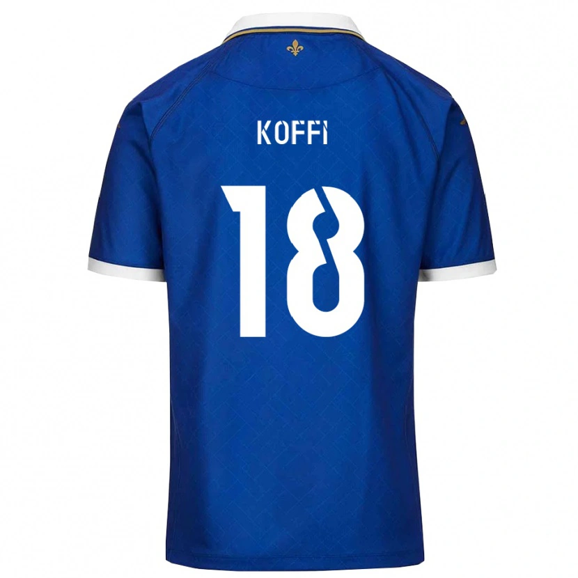 Danxen Herren Patrick Koffi #18 Blau Gold Heimtrikot Trikot 2025/26 T-Shirt Schweiz