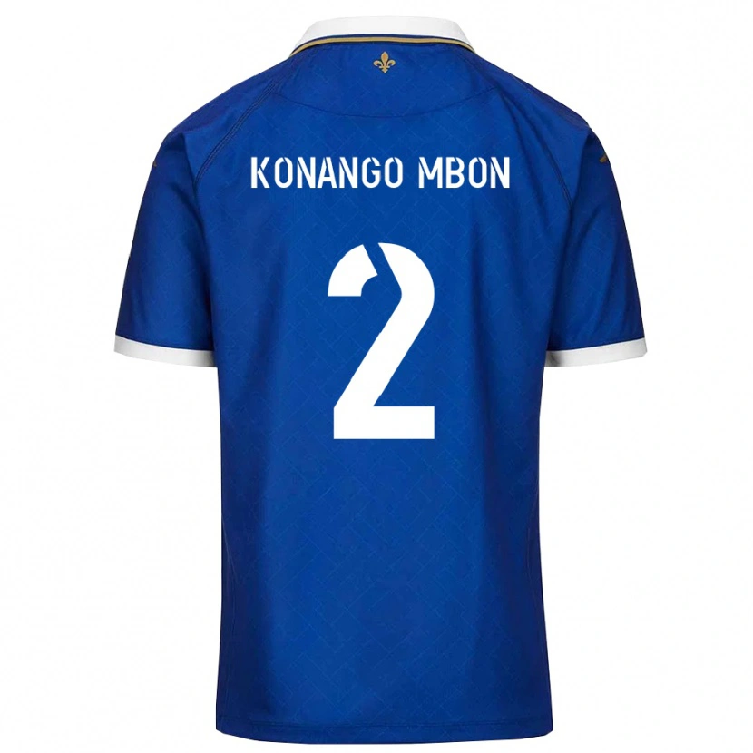 Danxen Herren Jordan Konango Mbon #2 Blau Gold Heimtrikot Trikot 2025/26 T-Shirt Schweiz