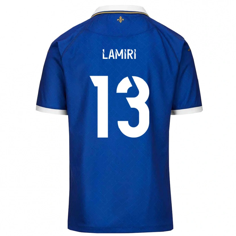 Danxen Herren Nadil Lamiri #13 Blau Gold Heimtrikot Trikot 2025/26 T-Shirt Schweiz