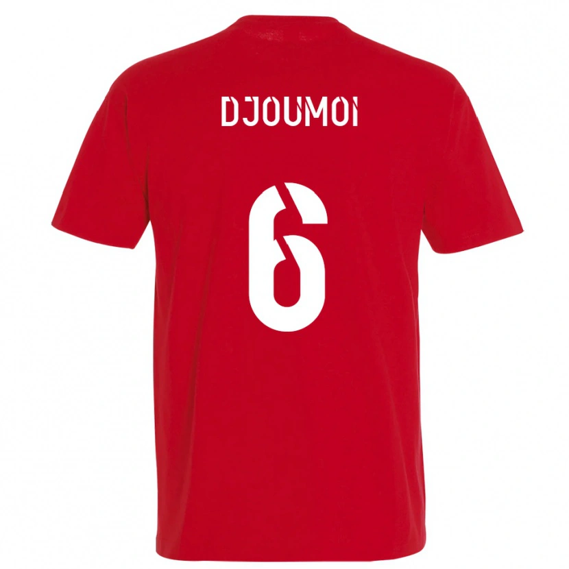 Danxen Herren Mourade Djoumoi #6 Rot Gelb Heimtrikot Trikot 2025/26 T-Shirt Schweiz