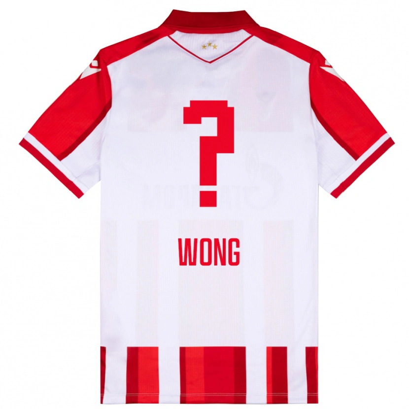 Danxen Herren Luka Wong #0 Rot Weiß Heimtrikot Trikot 2025/26 T-Shirt Schweiz