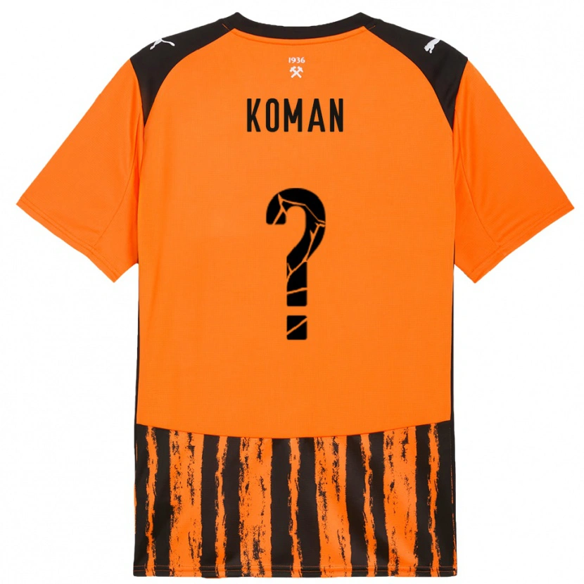 Danxen Herren Semen Koman #0 Orange Schwarz Heimtrikot Trikot 2025/26 T-Shirt Schweiz