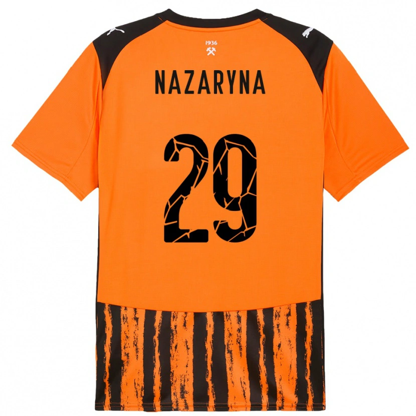 Danxen Herren Yegor Nazaryna #29 Orange Schwarz Heimtrikot Trikot 2025/26 T-Shirt Schweiz