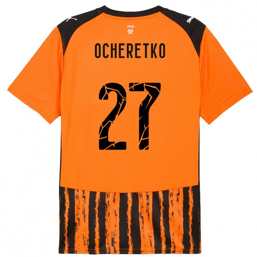 Danxen Herren Oleg Ocheretko #27 Orange Schwarz Heimtrikot Trikot 2025/26 T-Shirt Schweiz