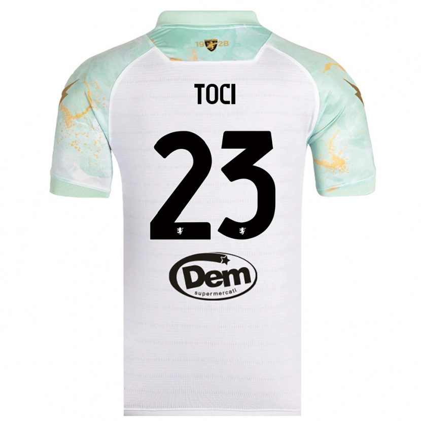 Danxen Herren Matteo Toci #23 Weiß Schwarz Auswärtstrikot Trikot 2025/26 T-Shirt Schweiz