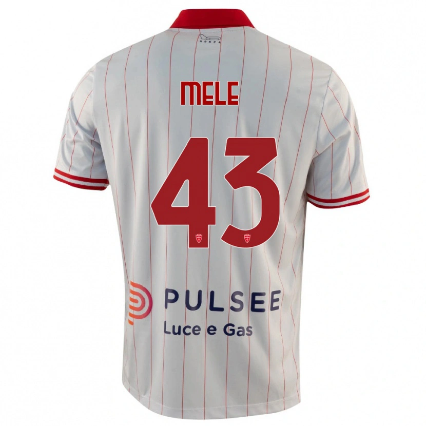 Danxen Herren Fabio Mele #43 Weiß Rot Blau Auswärtstrikot Trikot 2025/26 T-Shirt Schweiz