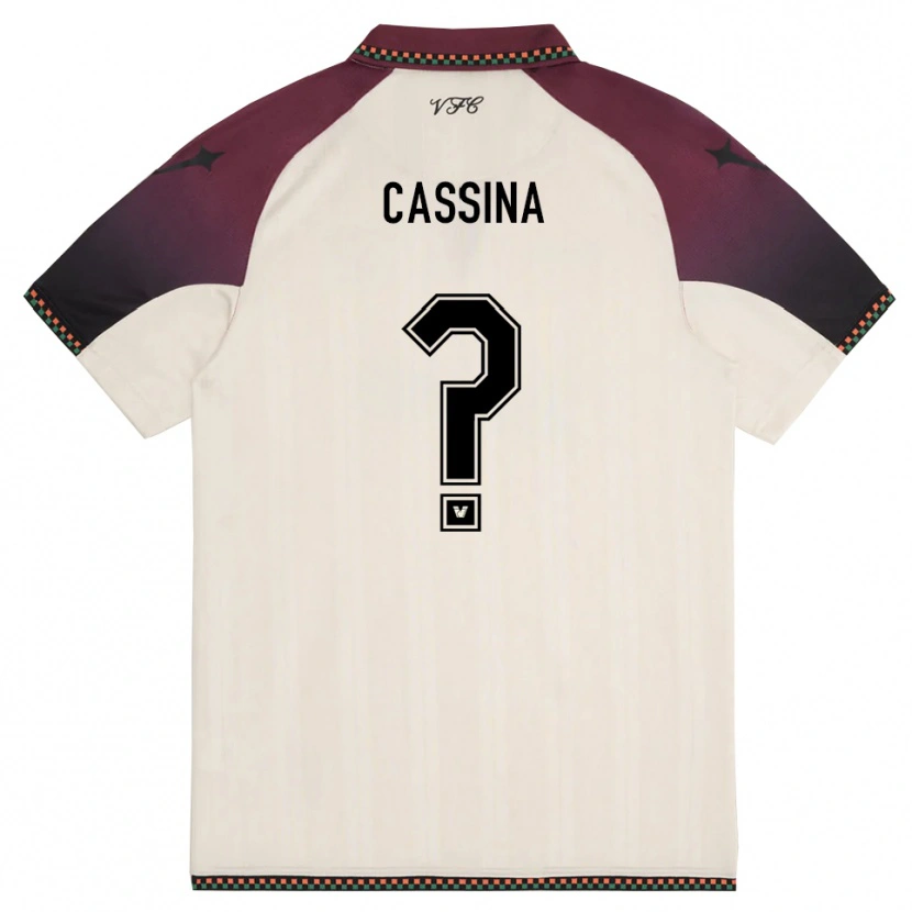 Danxen Herren Tommaso Cassina #0 Cremefarben Burgund Auswärtstrikot Trikot 2025/26 T-Shirt Schweiz