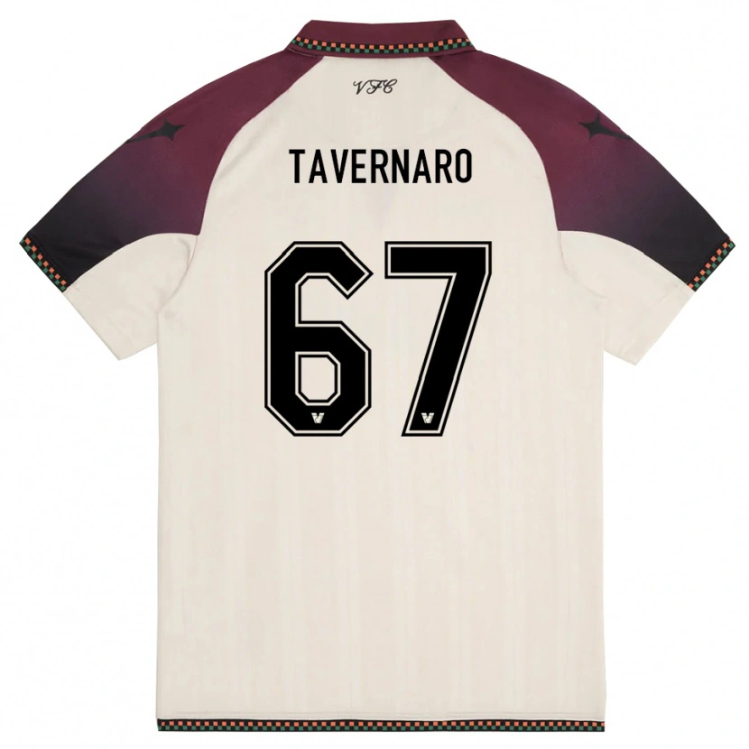 Danxen Herren Federico Tavernaro #67 Cremefarben Burgund Auswärtstrikot Trikot 2025/26 T-Shirt Schweiz