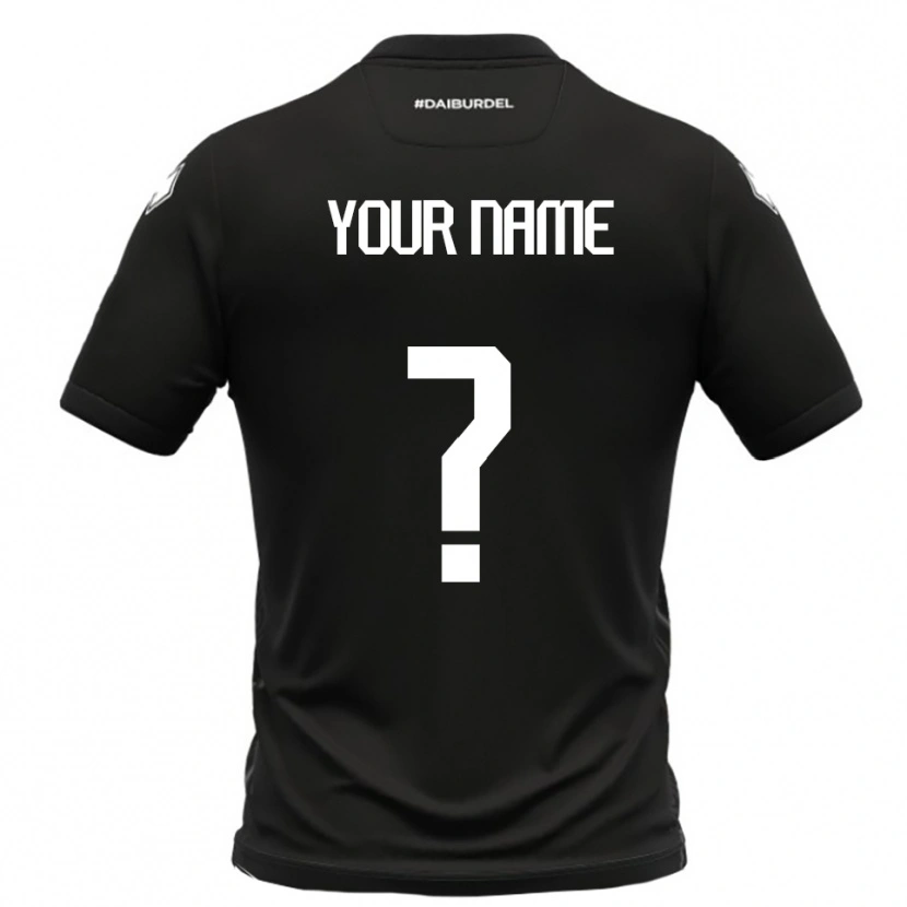 Danxen Herren Ihren Namen #0 Schwarz Weiß Auswärtstrikot Trikot 2025/26 T-Shirt Schweiz