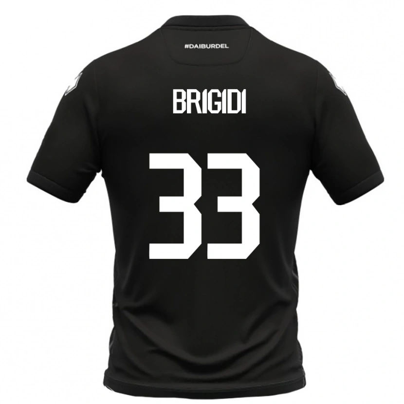 Danxen Herren Massimo Brigidi #33 Schwarz Weiß Auswärtstrikot Trikot 2025/26 T-Shirt Schweiz