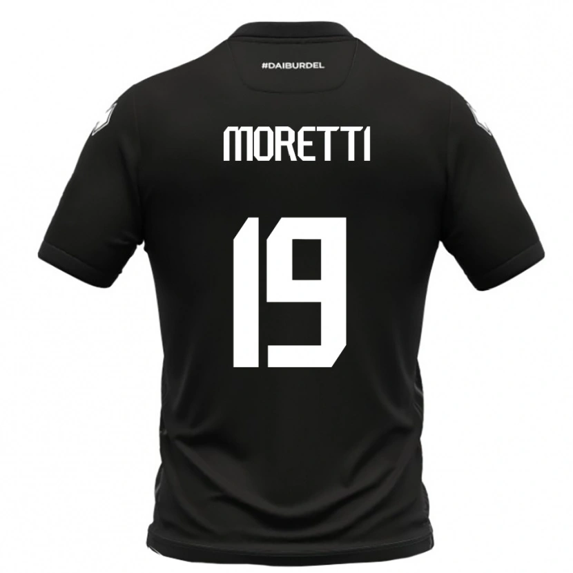 Danxen Herren Noah Moretti #19 Schwarz Weiß Auswärtstrikot Trikot 2025/26 T-Shirt Schweiz