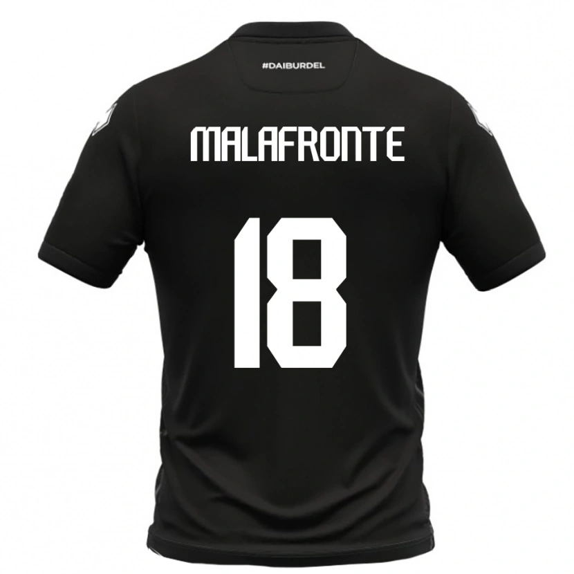 Danxen Herren Giovanni Malafronte #18 Schwarz Weiß Auswärtstrikot Trikot 2025/26 T-Shirt Schweiz