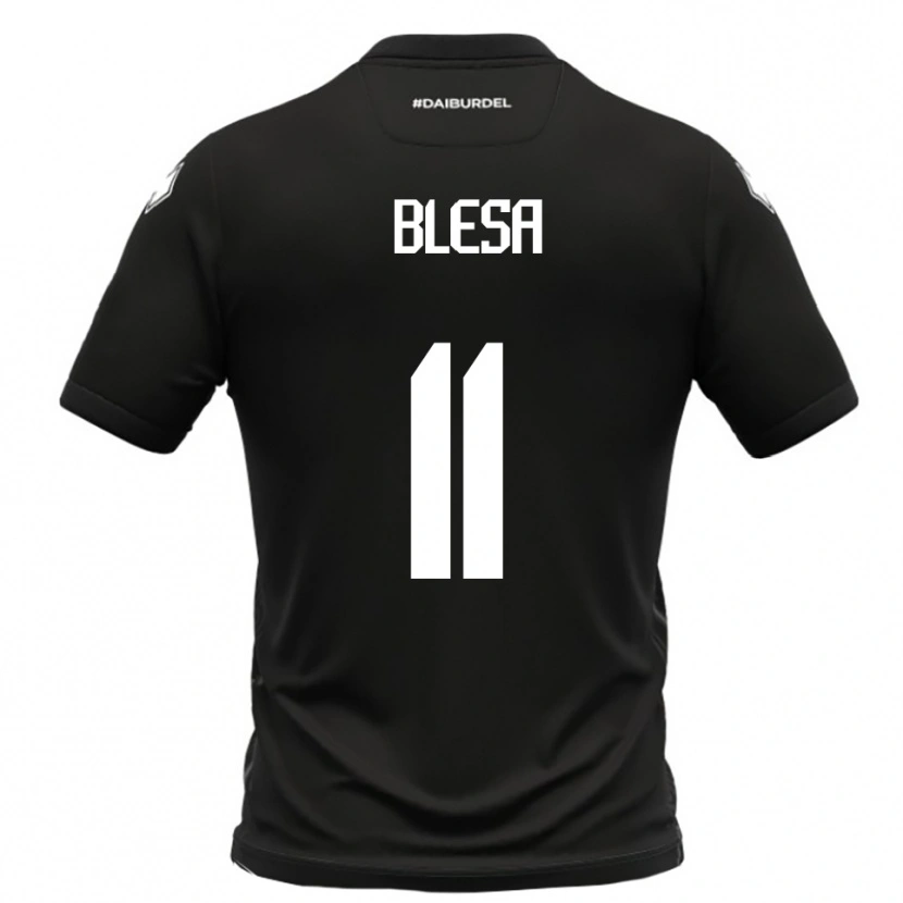 Danxen Herren Jalen Blesa #11 Schwarz Weiß Auswärtstrikot Trikot 2025/26 T-Shirt Schweiz