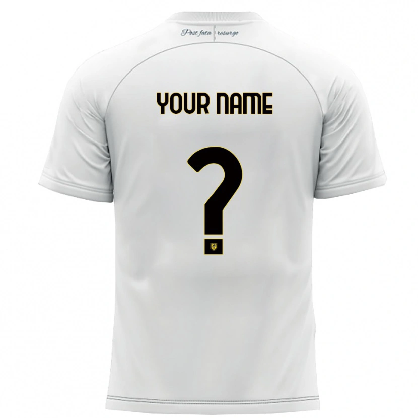 Danxen Herren Ihren Namen #0 Weiß Gelb Auswärtstrikot Trikot 2025/26 T-Shirt Schweiz