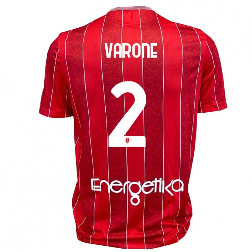 Danxen Herren Francesco Varone #2 Rot Weiß Auswärtstrikot Trikot 2025/26 T-Shirt Schweiz