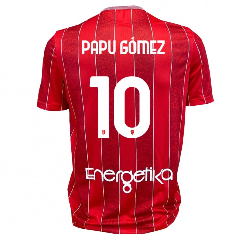 Danxen Herren Papu Gómez #10 Rot Weiß Auswärtstrikot Trikot 2025/26 T-Shirt Schweiz